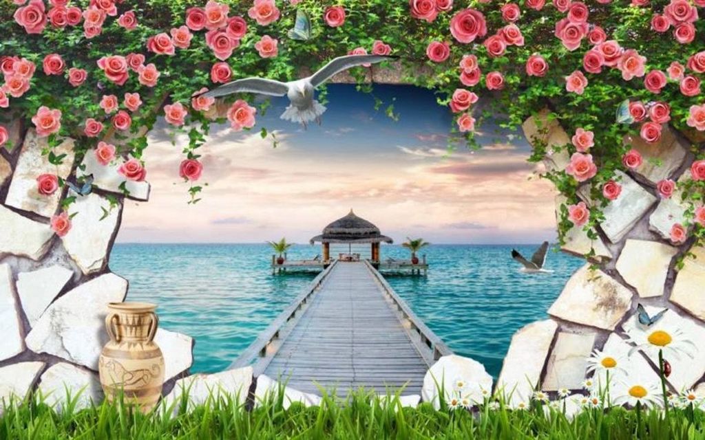 Tranh Dán Tường Phòng Khách PK524