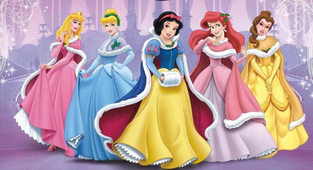 Tranh dán tường 3D phòng trẻ em te30 với các hình ảnh công chúa dễ thương, đáng yêu giúp phát triển trí tưởng tượng cho bé