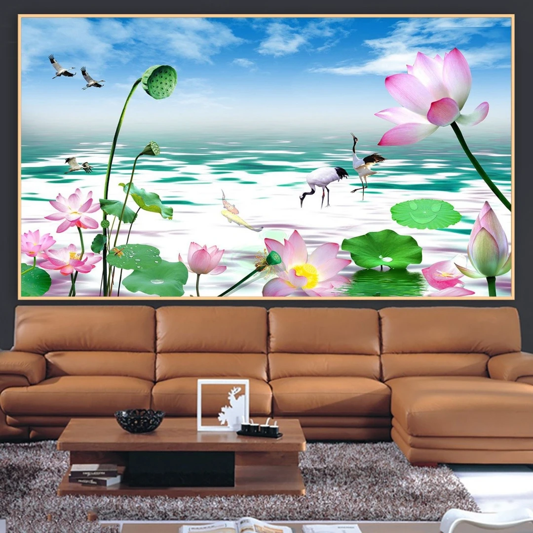 Tranh Dán Tường 3D Phong Thủy Tiến Phát Pttp130