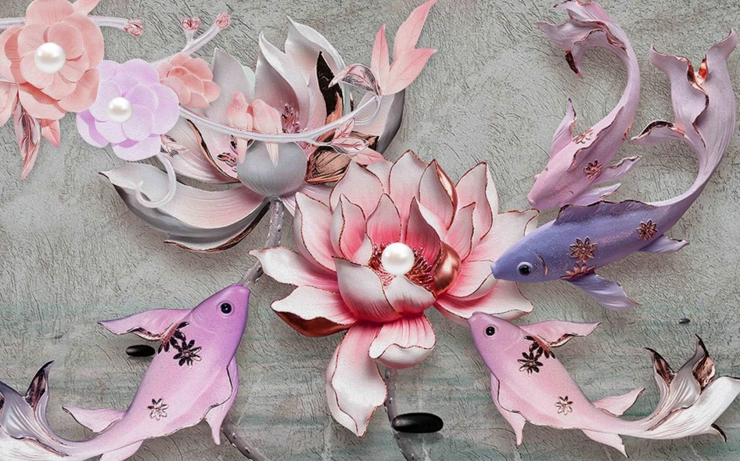 Tranh Dán Tường 3D Phong Thủy Tiến Phát Pttp51