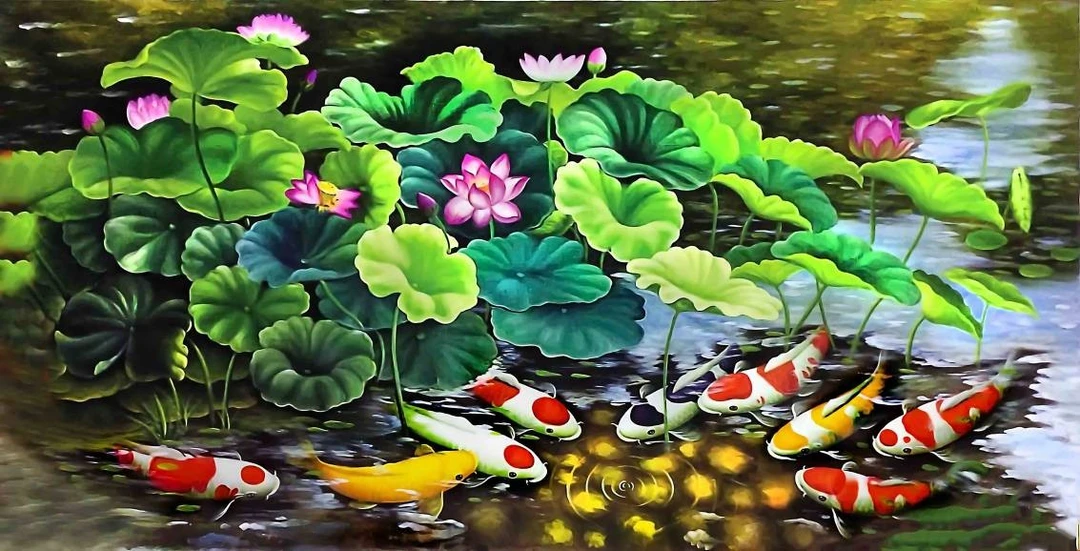 Tranh Dán Tường 3D Phong Thủy Tiến Phát Pttp64