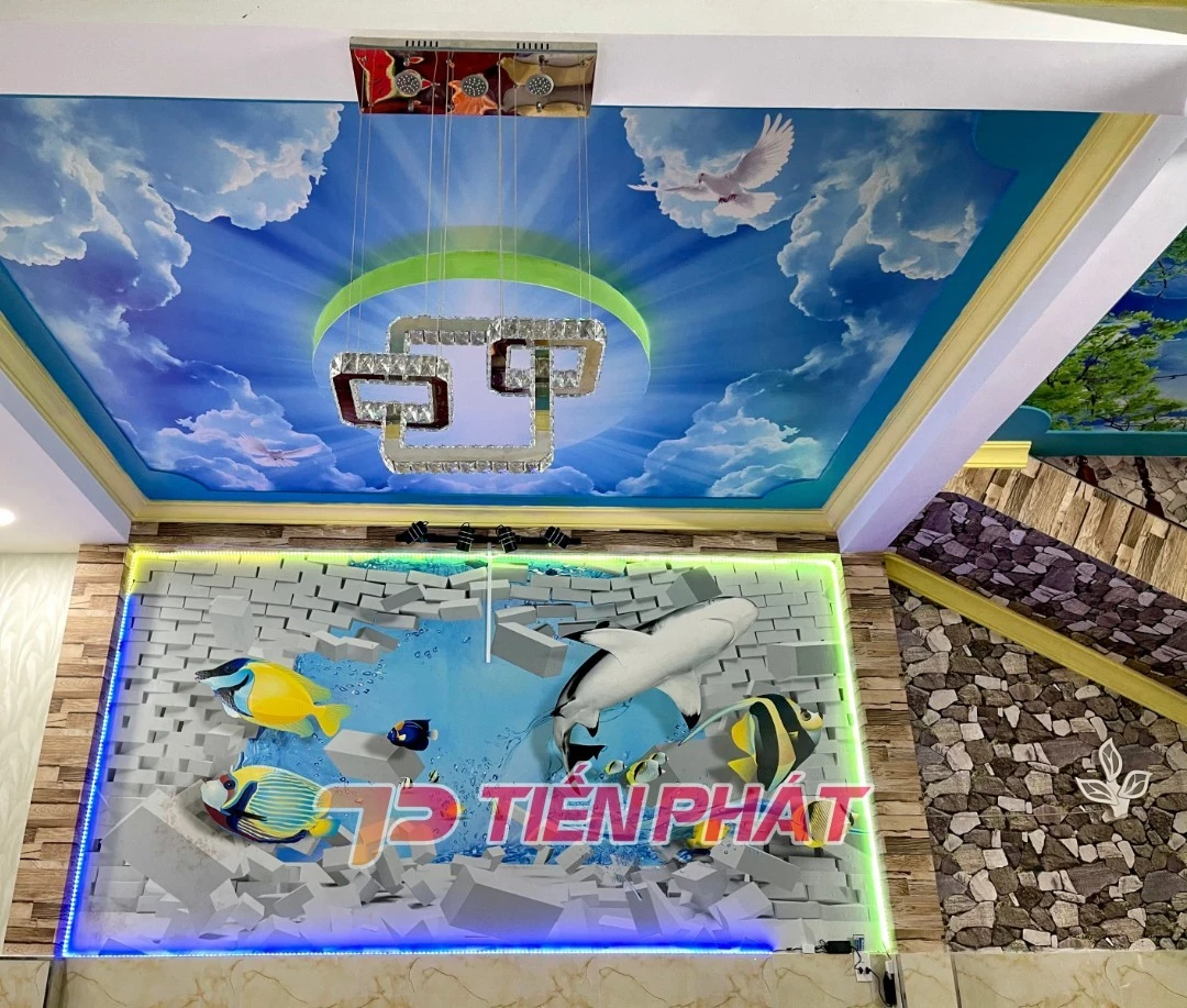 Tranh Dán Tường 3d Cảnh Biển- Đại Dương CB43