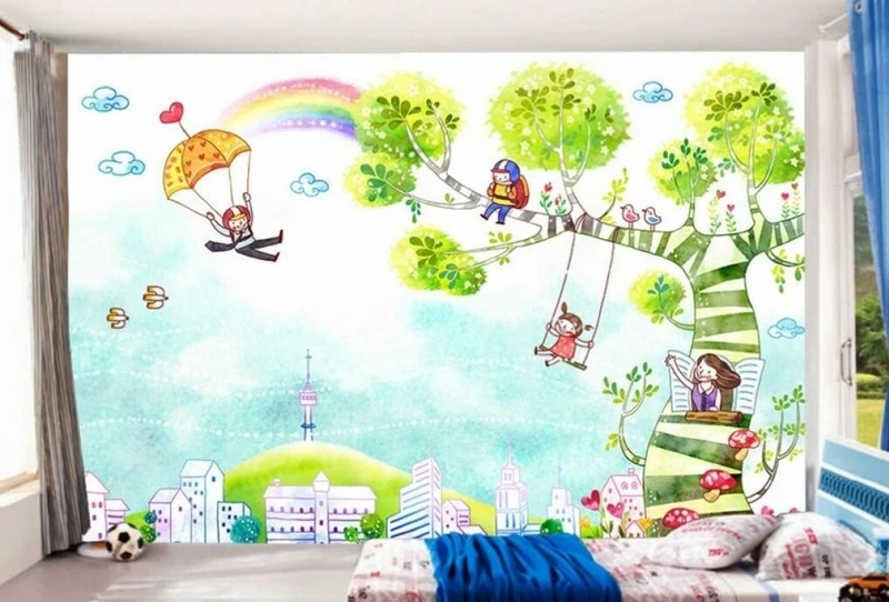 Giấy Dán Tường Phòng Trẻ Em TE618