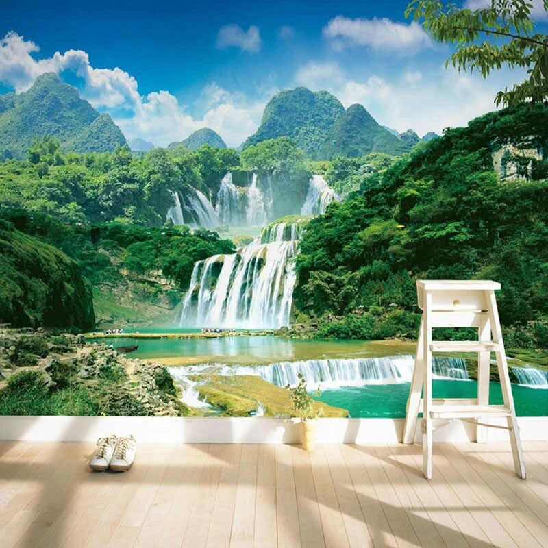 Tranh Dán Tường Thác Nước TN40