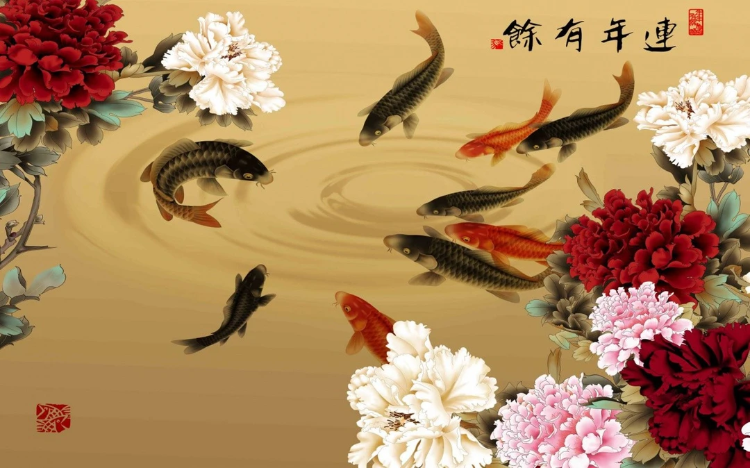 Tranh Dán Tường 3D Phong Thủy Tiến Phát Pttp78