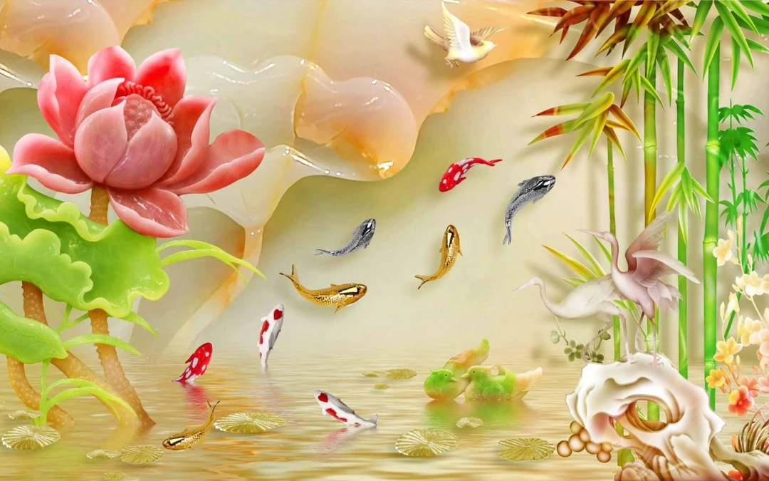 Tranh Dán Tường Giả Ngọc Tiến Phát Gntp56