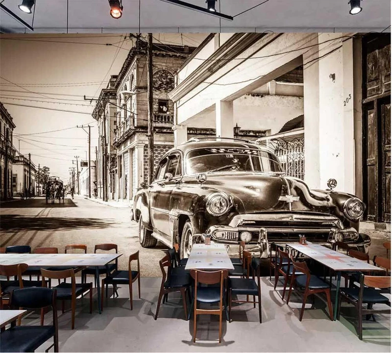 Tranh Dán Tường Quán Coffee GT111