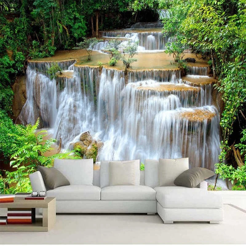 Tranh Dán Tường Thác Nước TN48