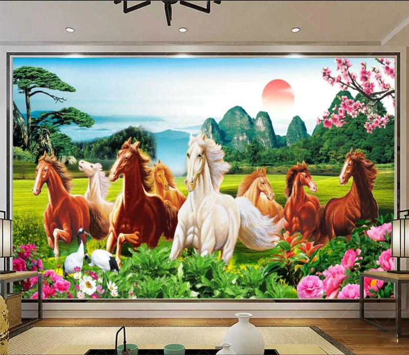 Tranh Dán Tường Mã Đáo Thành Công MD25
