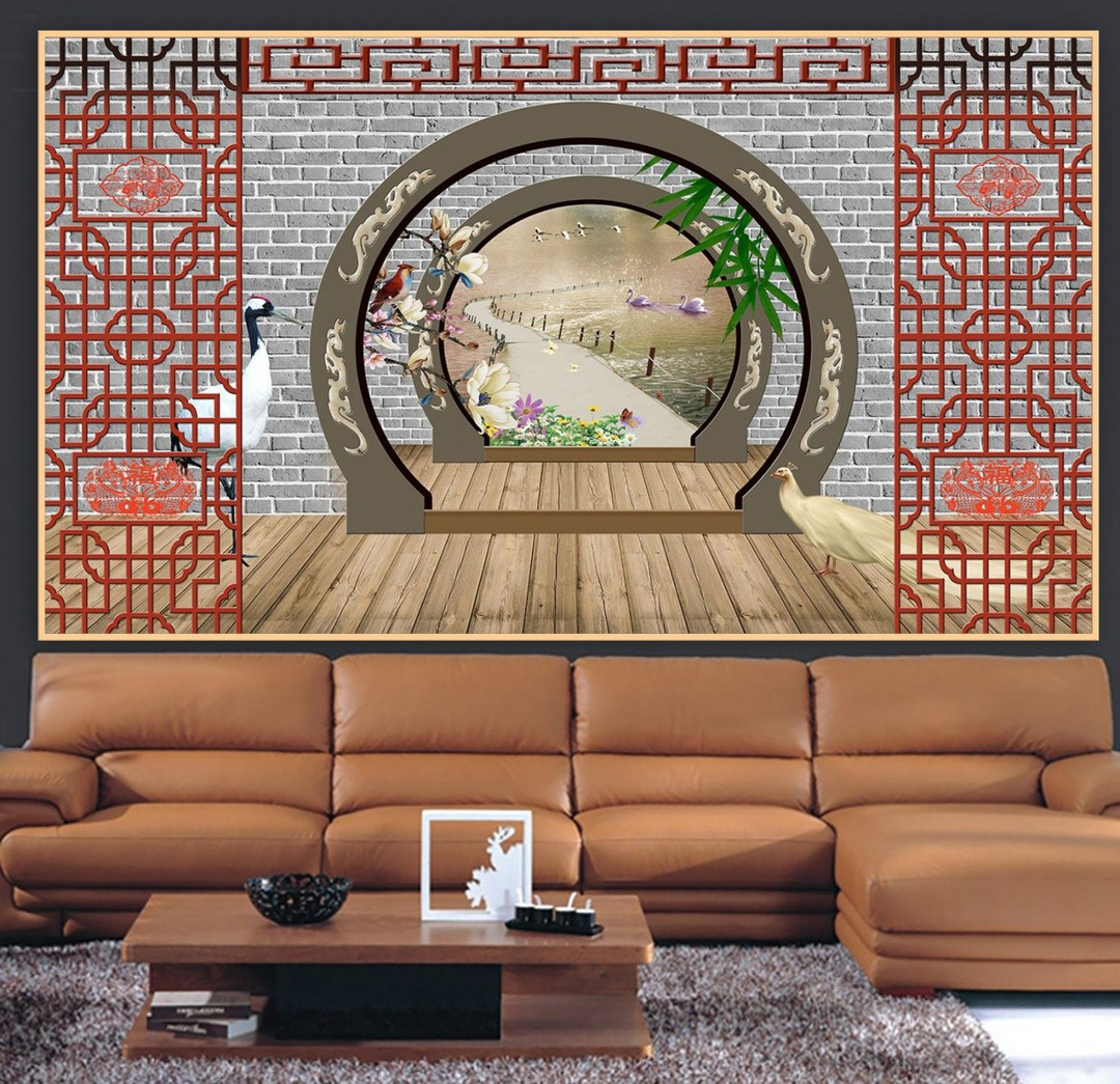 Tranh Dán Tường Cửa Sổ Tiến Phát Cstp75