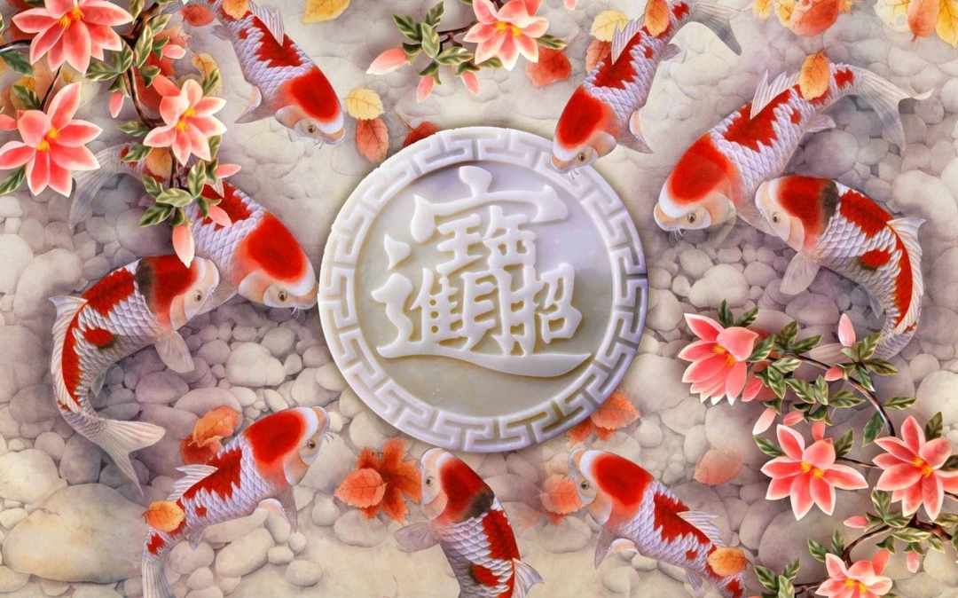 Tranh Dán Tường 3D Phong Thủy Tiến Phát Pttp77
