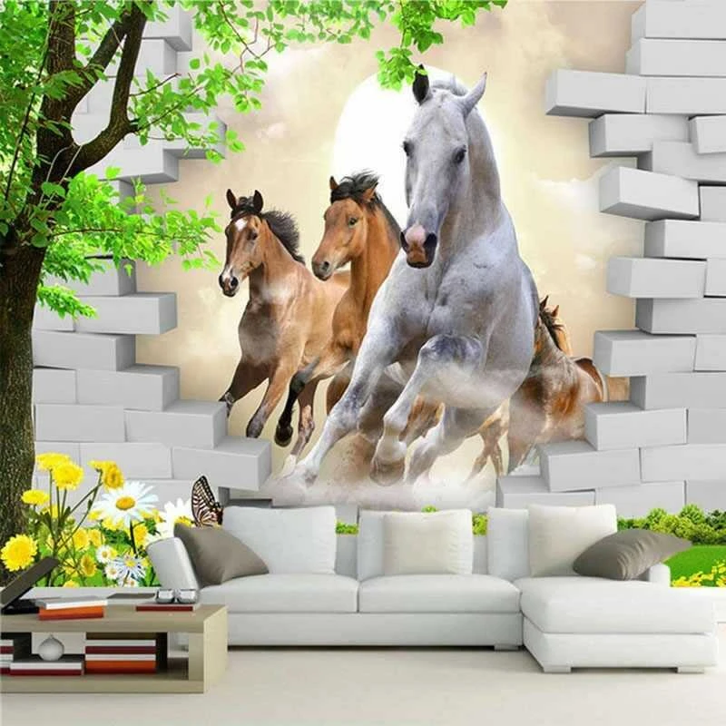 Tranh Dán Tường Mã Đáo Thành Công MD06