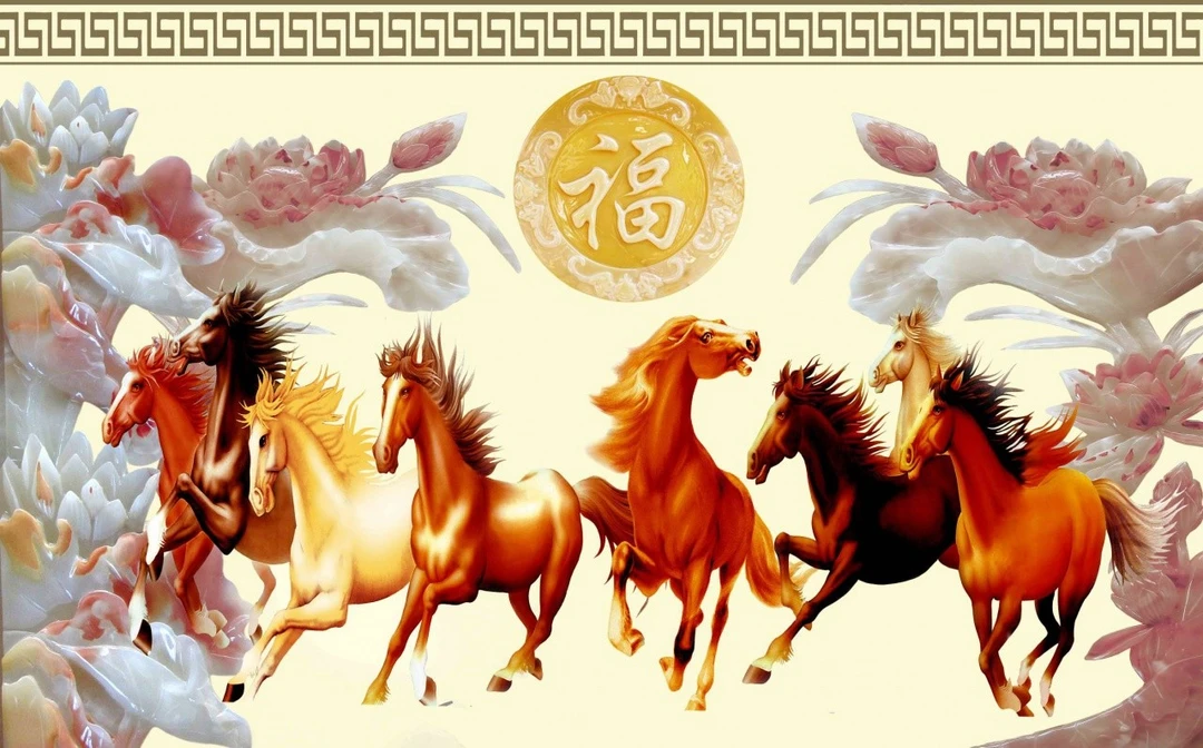 Tranh Dán Tường Mã Đáo Thành Công Tiến Phát Mdtc35