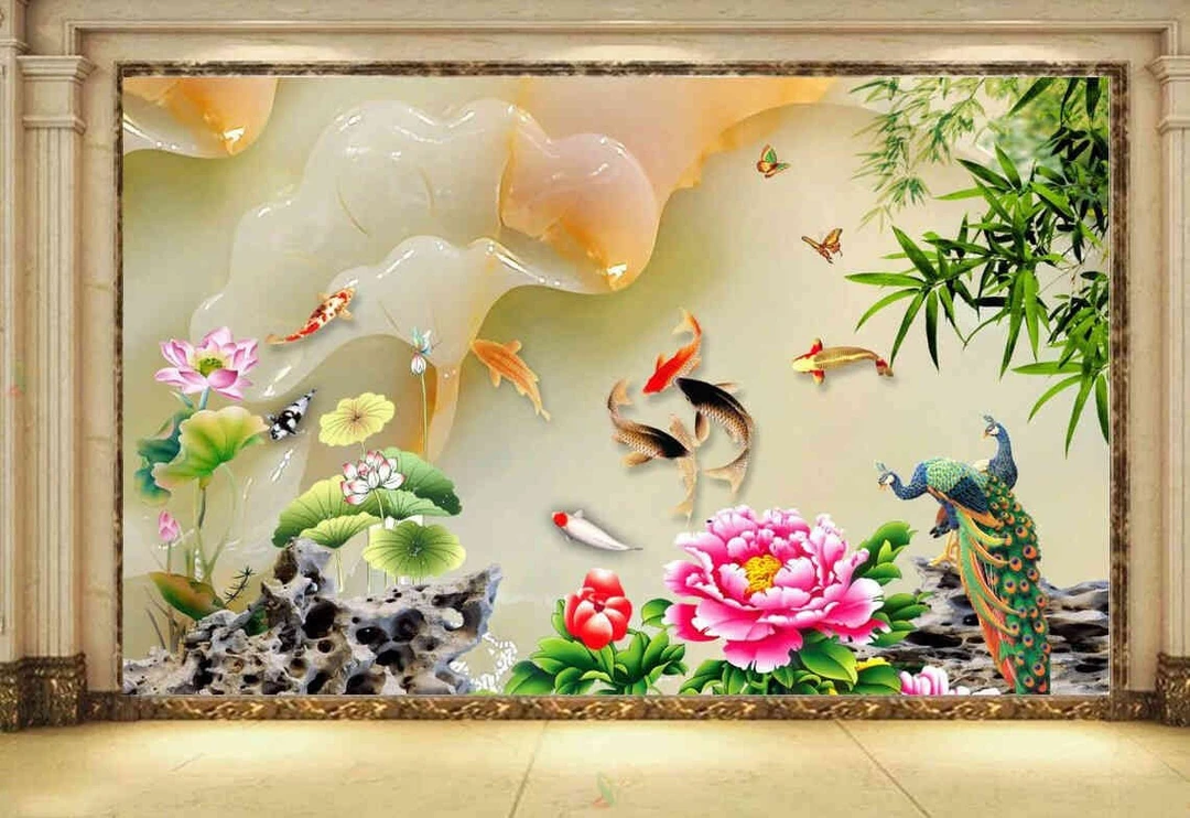 Tranh Dán Tường Giả Ngọc GN09