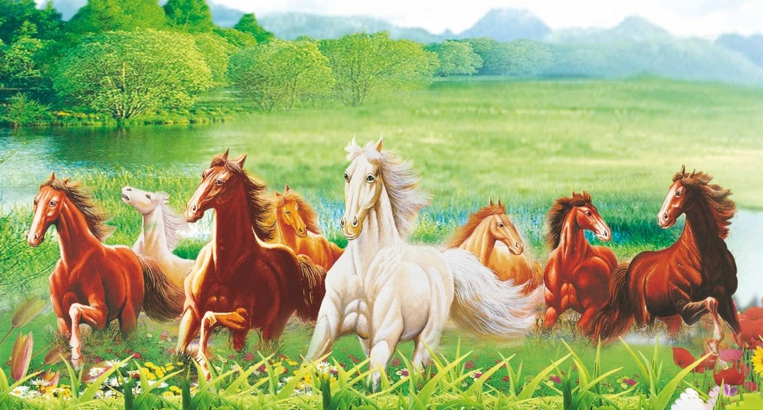 Tranh Dán Tường Mã Đáo Thành Công MD17