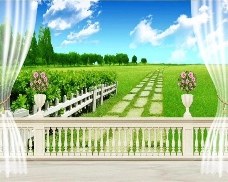 Tranh Dán Tường Con Đường Và Hàng Cây Cdhc02