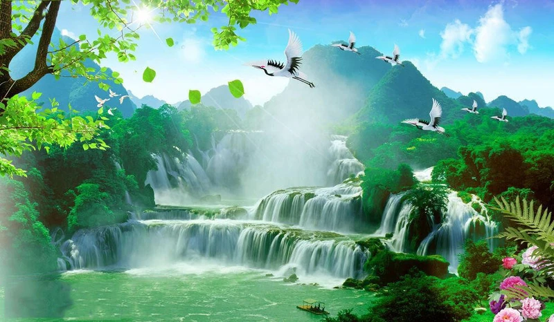 Tranh Dán Tường Phòng Khách PK278
