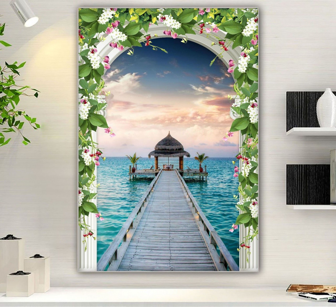Tranh Dán Tường Cửa Sổ Tiến Phát Cstp27