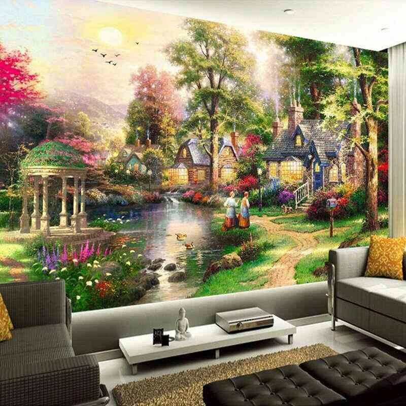 Tranh Dán Tường Đồng Quê DQ29