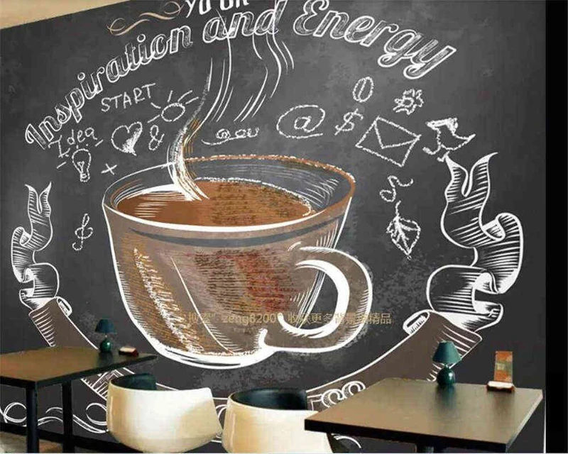 Tranh Dán Tường Quán Coffee GT03