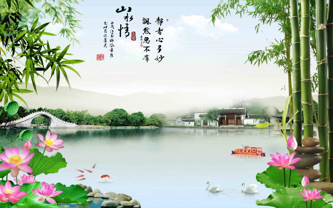 Tranh Dán Tường 3D Phong Thủy Tiến Phát Pttp112