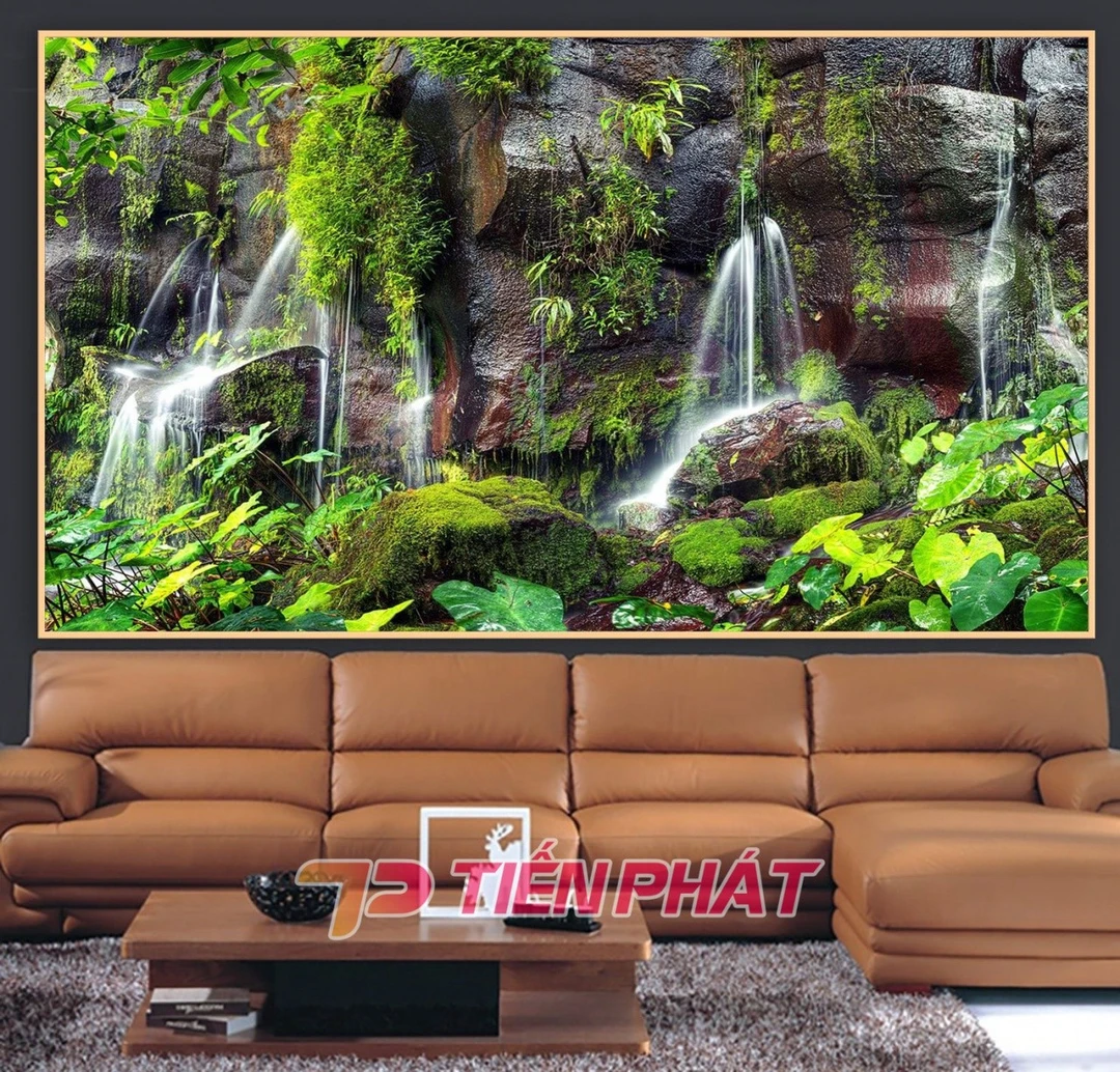 Tranh Dán Tường Thác Nước TN04