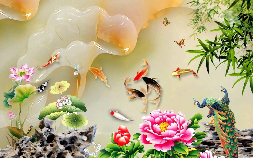 Tranh Dán Tường Giả Ngọc Tiến Phát Gntp78