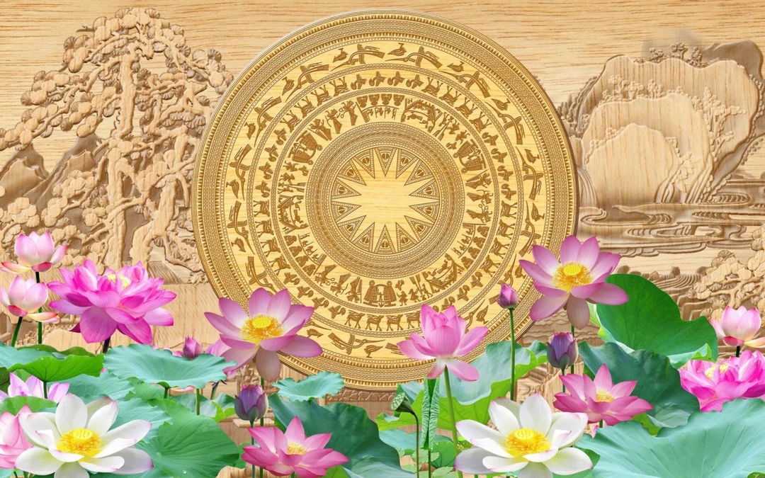 Tranh Dán Tường 3D Phong Thủy Tiến Phát Pttp110