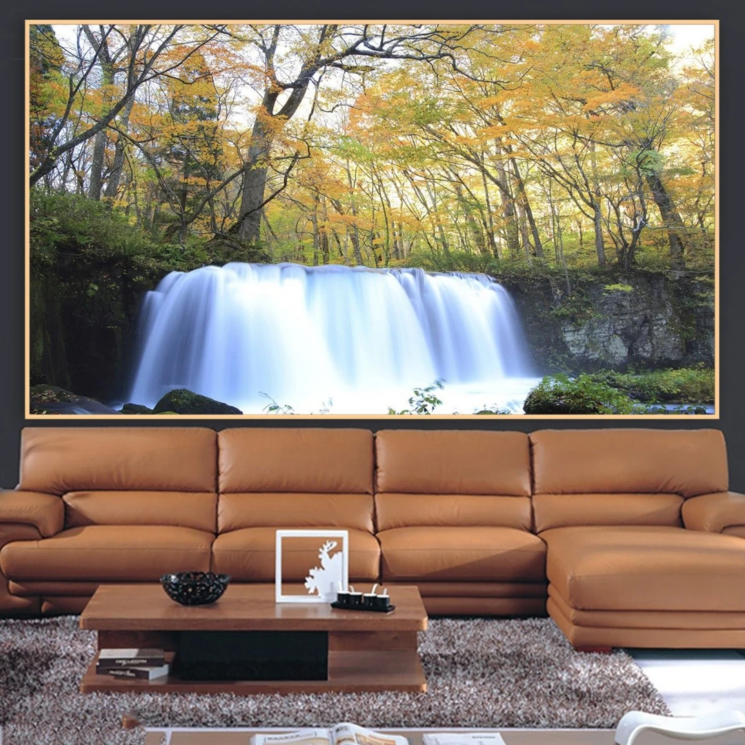 Tranh Dán Tường 3D Thác Nước Tiến Phát Decor Tntp80