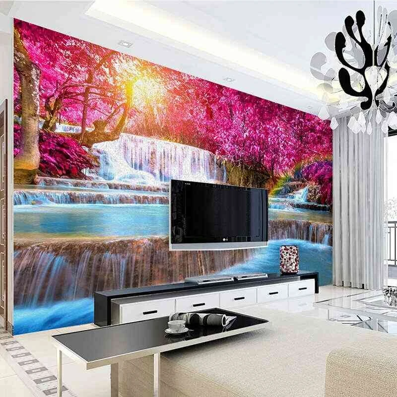 Tranh Dán Tường Thác Nước TN01