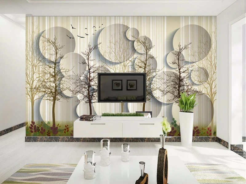 Tranh Dán Tường Nghệ Thuật Hoa Lá Nthl02