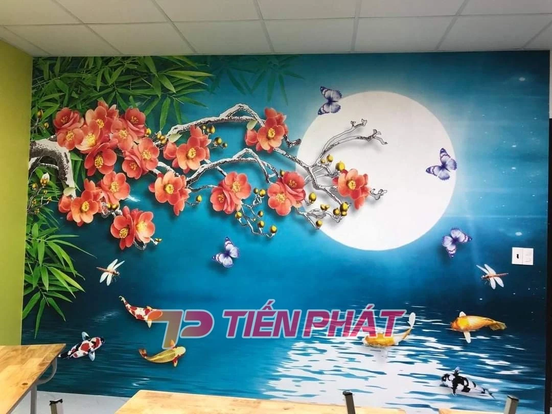 Tranh Dán Tường Phong Thủy PT01