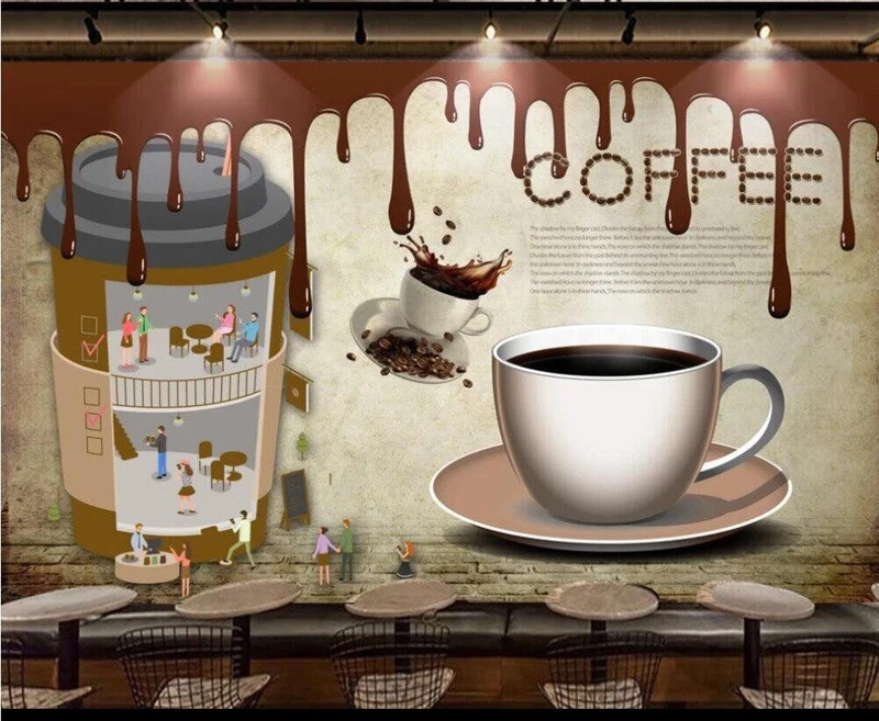 Tranh Dán Tường Quán Coffee GT76