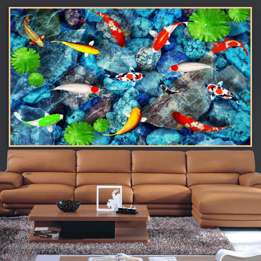 Tranh Dán Tường 3D Phong Thủy Tiến Phát Pttp134