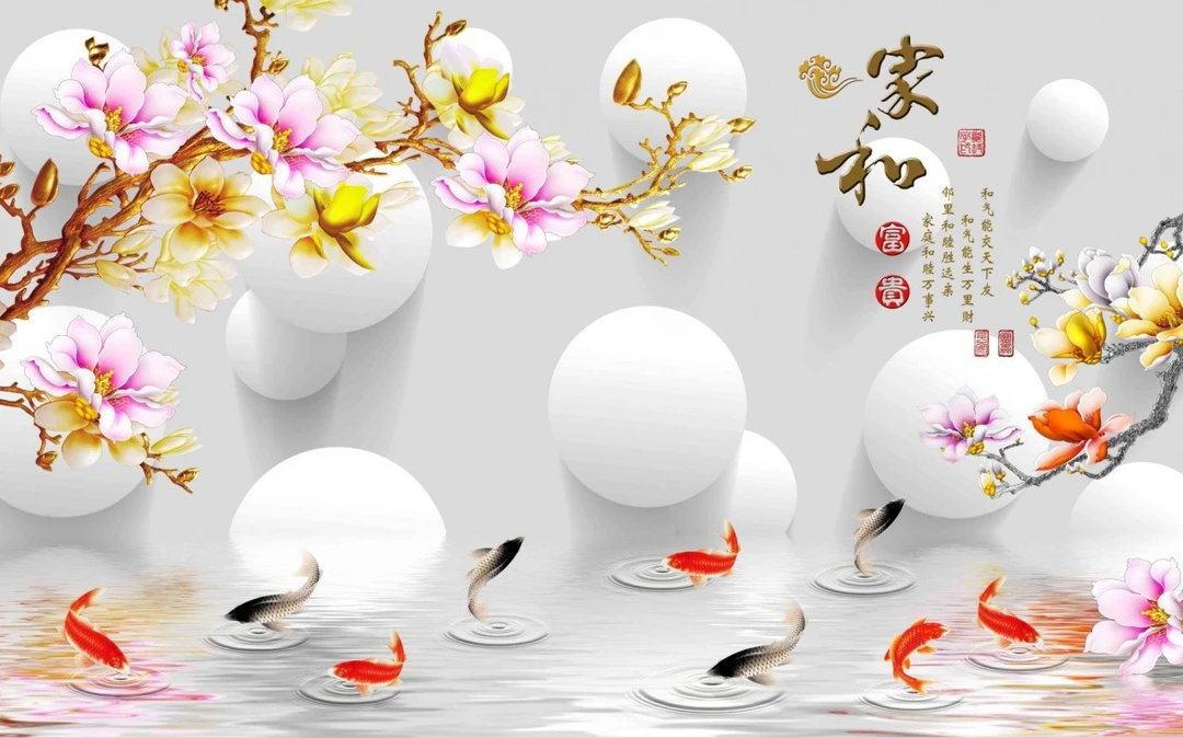 Tranh Dán Tường 3D Phong Thủy Tiến Phát Pttp74