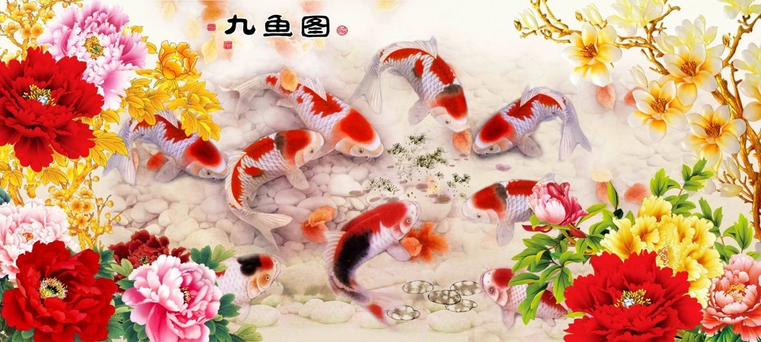 Tranh Dán Tường 3D Phong Thủy Tiến Phát Pttp65