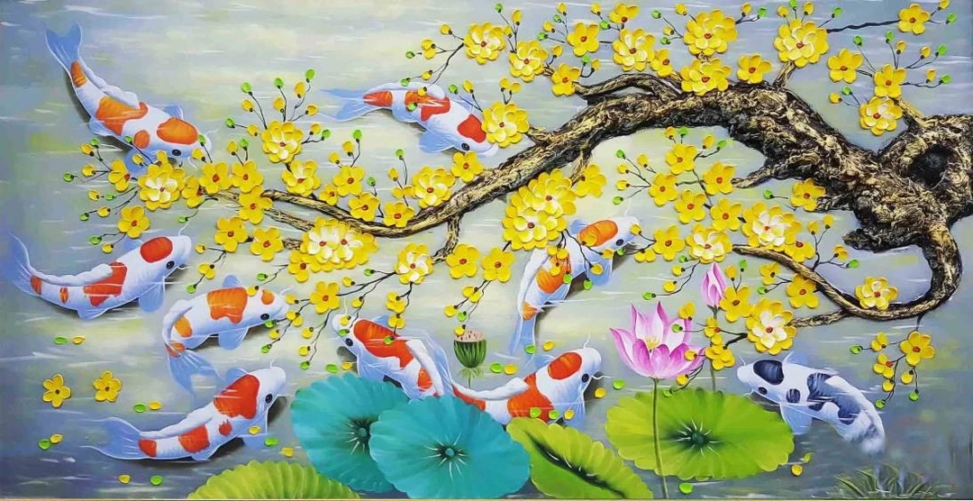 Tranh Dán Tường 3D Phong Thủy Tiến Phát Pttp62