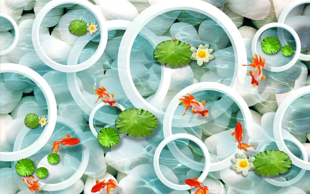 Tranh Dán Tường 3D Phong Thủy Tiến Phát Pttp58