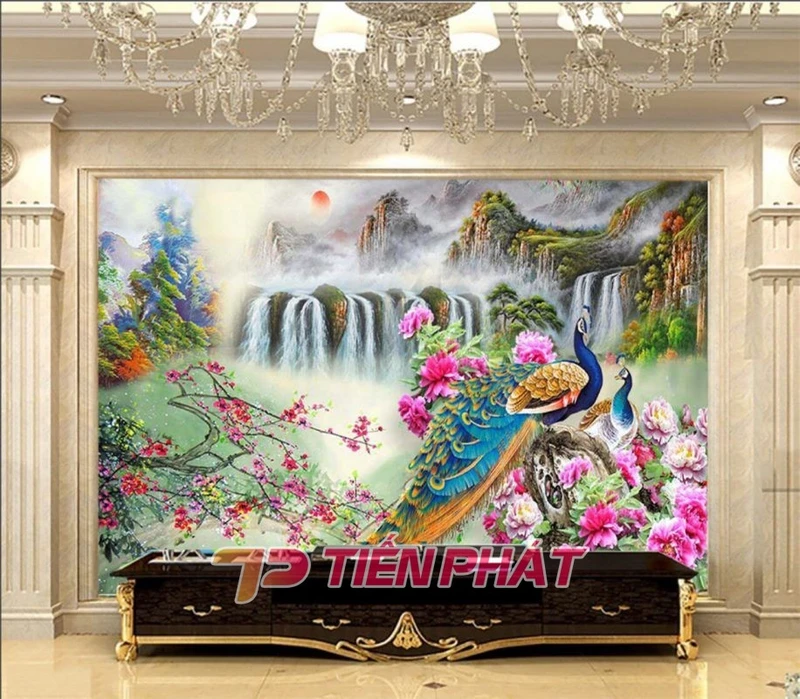 Tranh Dán Tường Phong Thủy PT01
