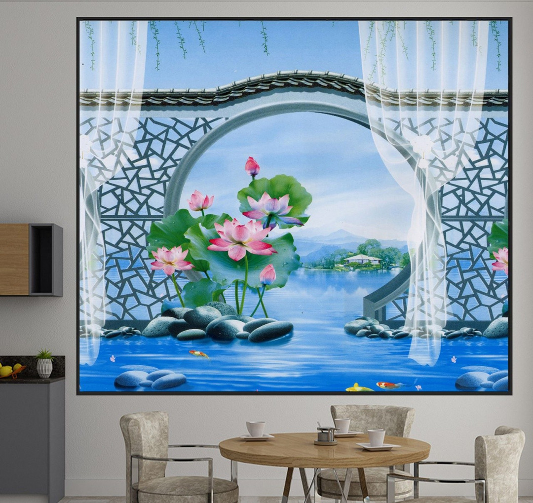 Tranh Dán Tường Cửa Sổ Tiến Phát Cstp01