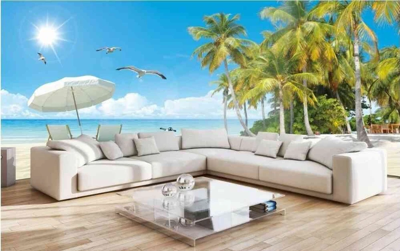 Tranh Dán Tường 3d Cảnh Biển- Đại Dương CB35