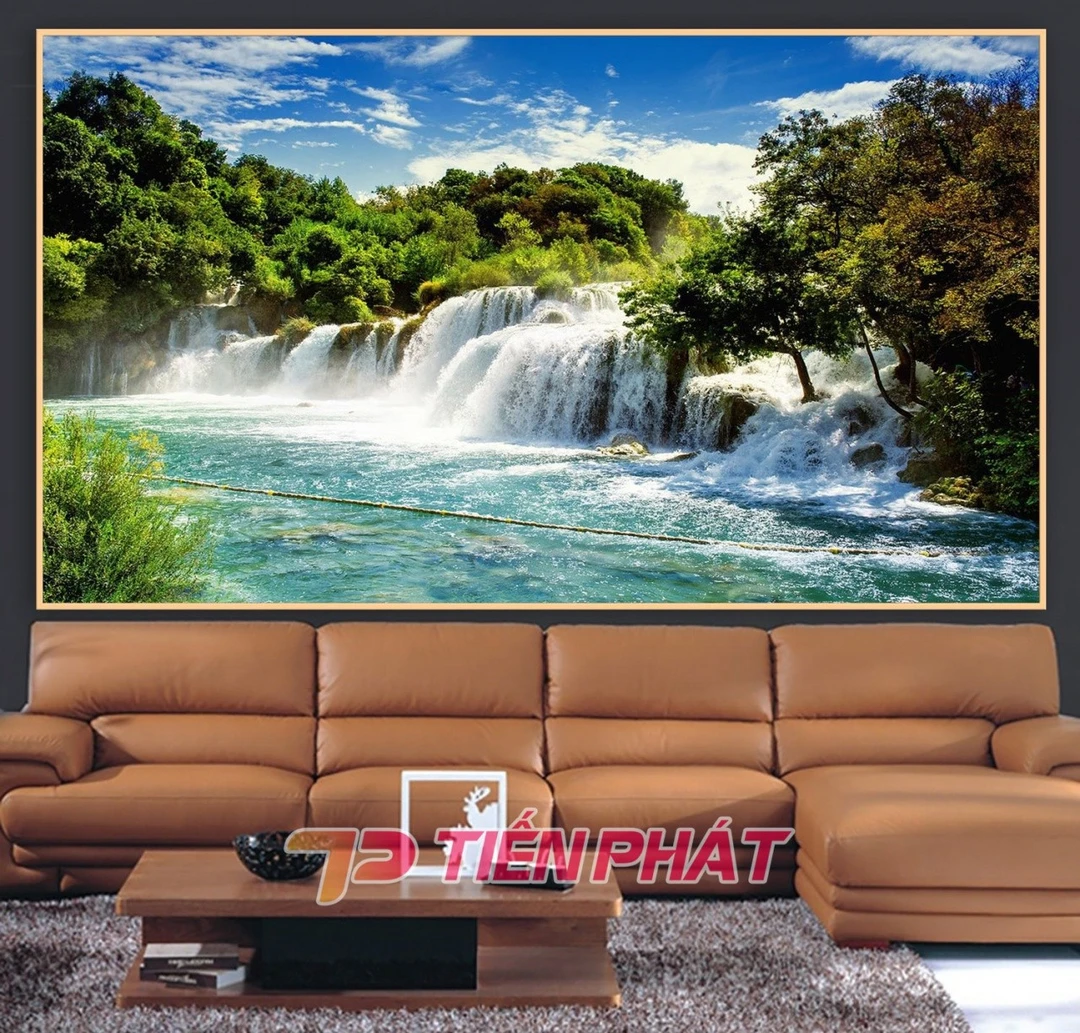 Tranh Dán Tường Thác Nước TN04