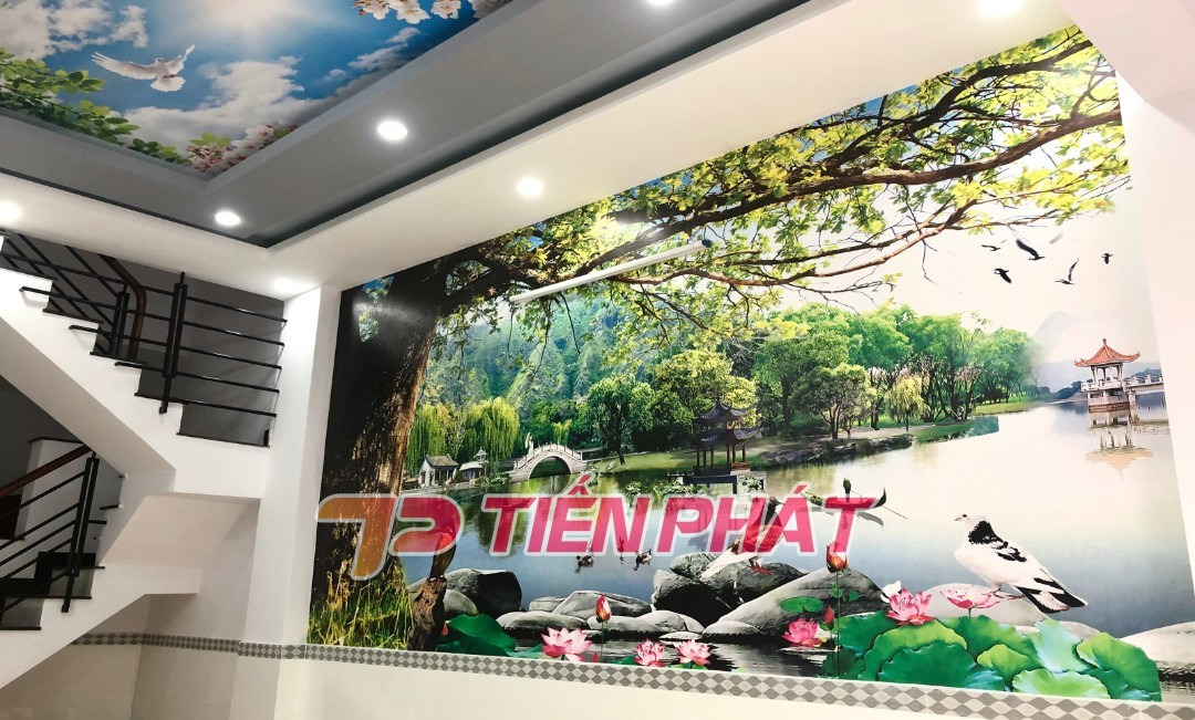 Tranh Dán Tường Phòng Khách PK502