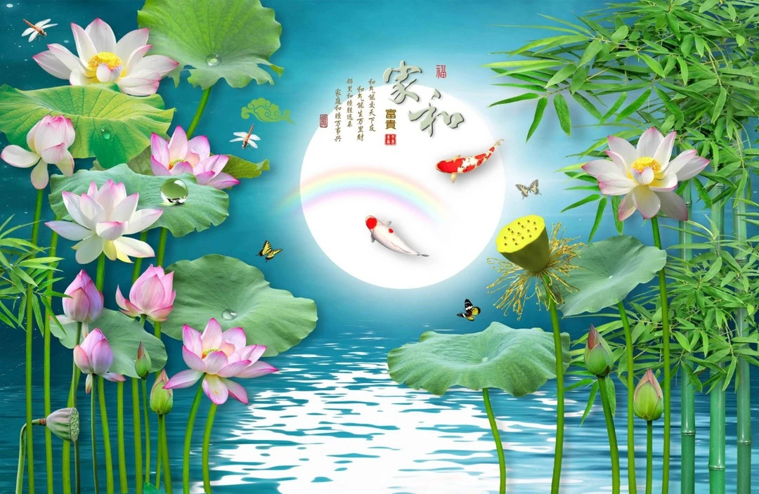 Tranh Dán Tường 3D Phong Thủy Tiến Phát Pttp101