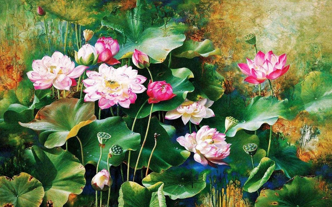 Tranh Dán Tường Sơn Thủy ST11