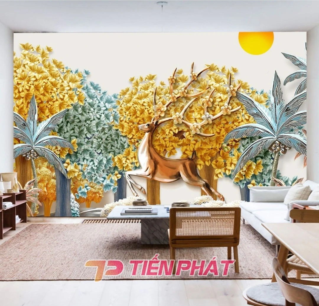 Tranh Dán Tường Phong Thủy PT01