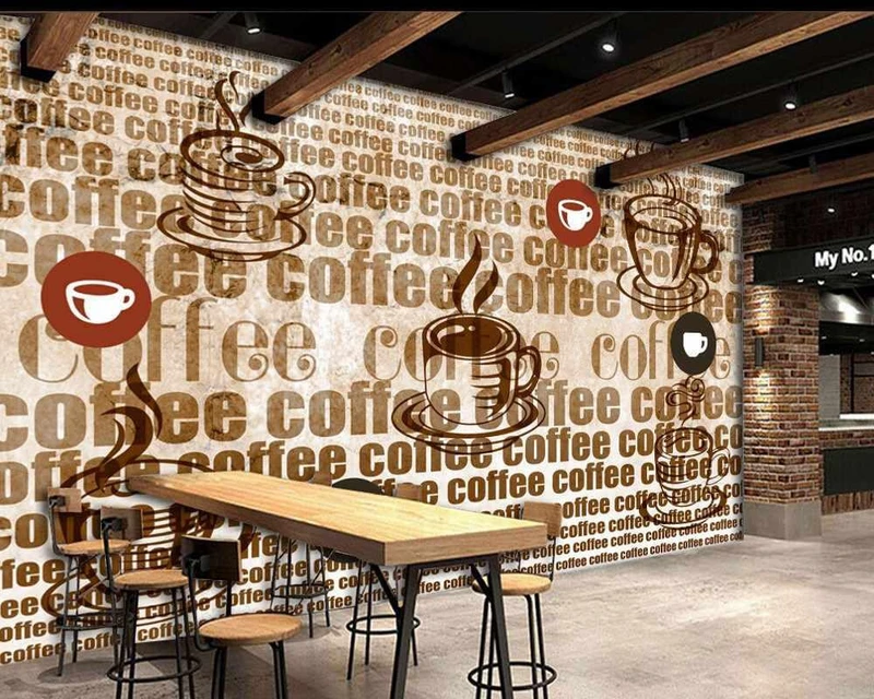 Tranh Dán Tường Quán Coffee GT77