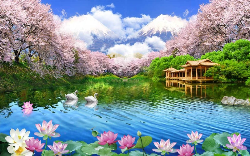 Tranh Dán Tường Phòng Khách PK159