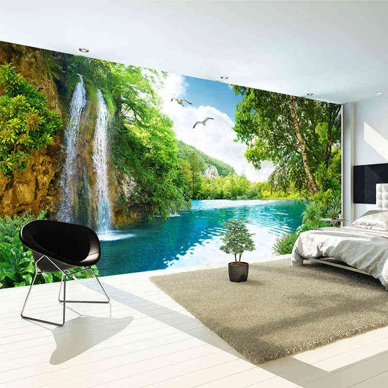 Tranh Dán Tường Thác Nước TN05