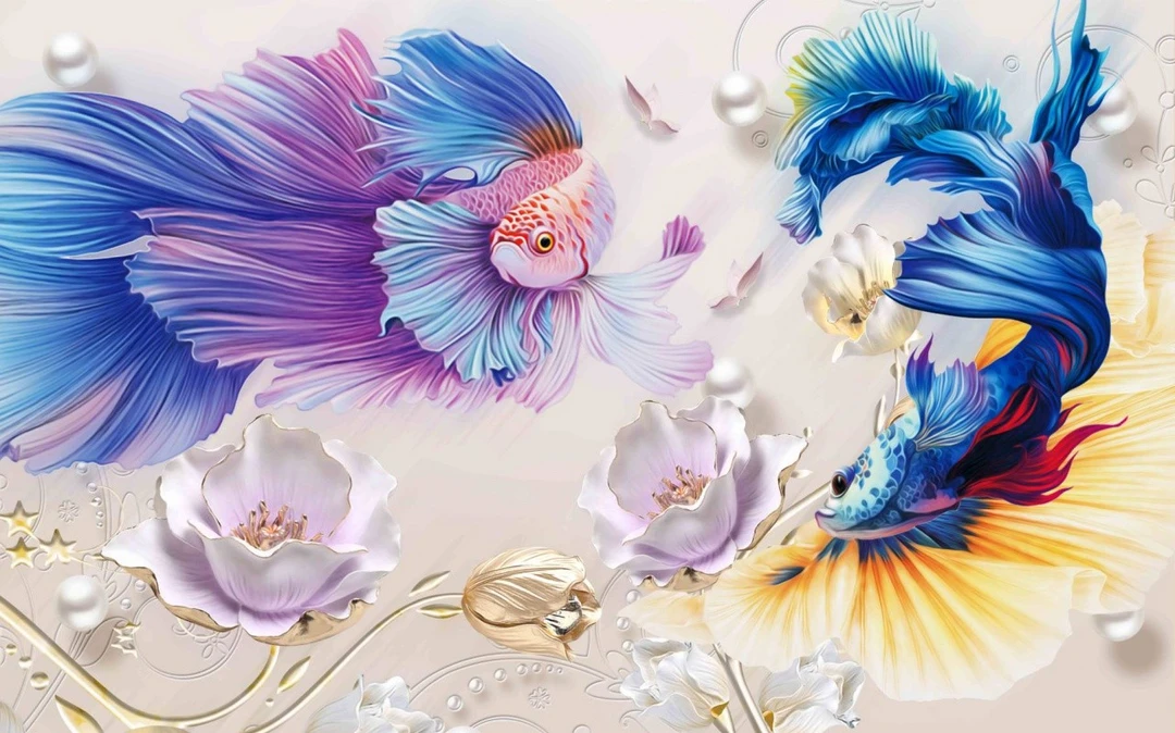 Tranh Dán Tường 3D Phong Thủy Tiến Phát Pttp50